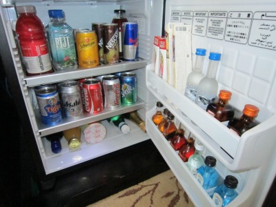 Well stocked fridge…